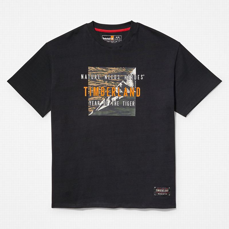Timberland Year of the Tiger Majice Crne | 21289513