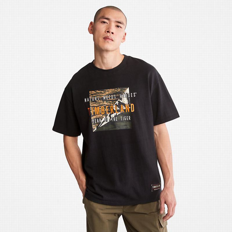 Timberland Year of the Tiger Majice Crne | 21289513