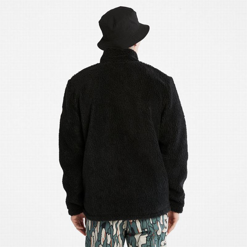 Timberland Zip-Front Flis Jakne Crne | 72676488