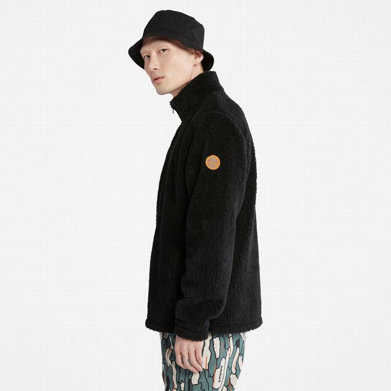 Timberland Zip-Front Flis Jakne Crne | 72676488