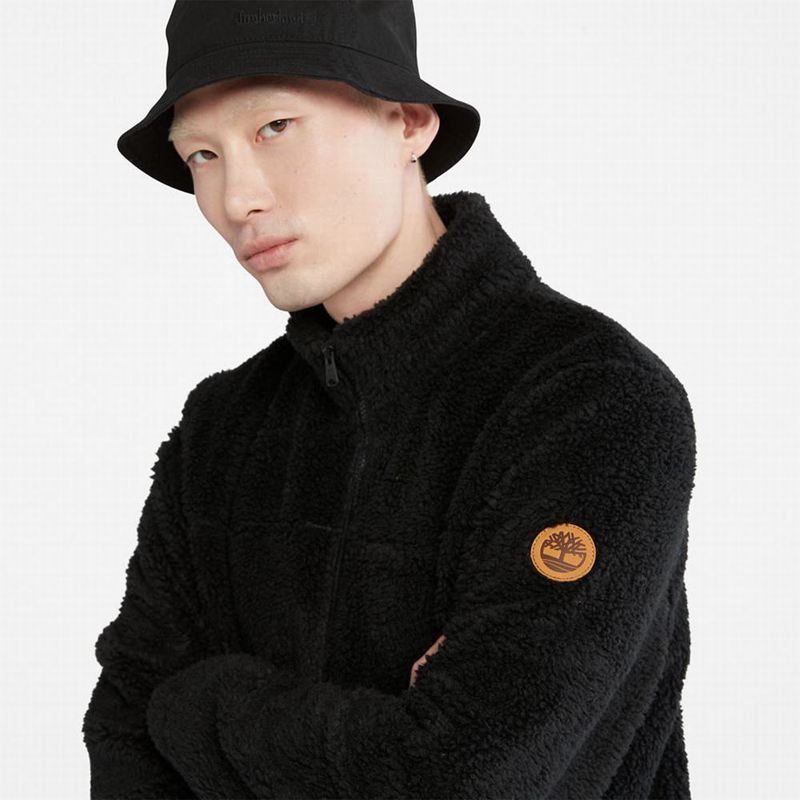 Timberland Zip-Front Flis Jakne Crne | 72676488