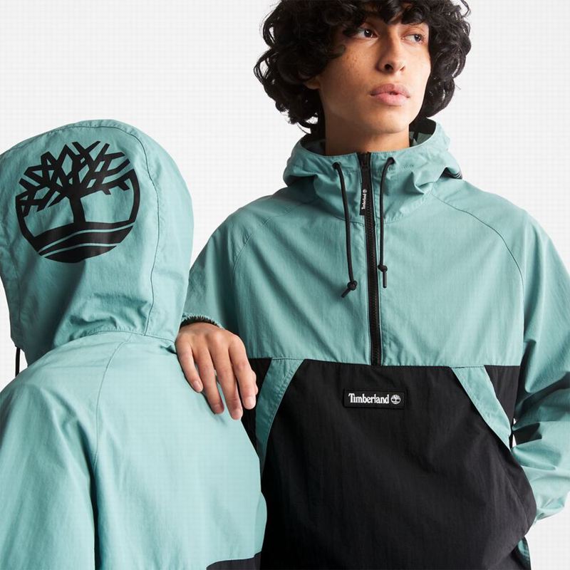 Timberland Zip-Neck Vjetrovka Crne | 31998776