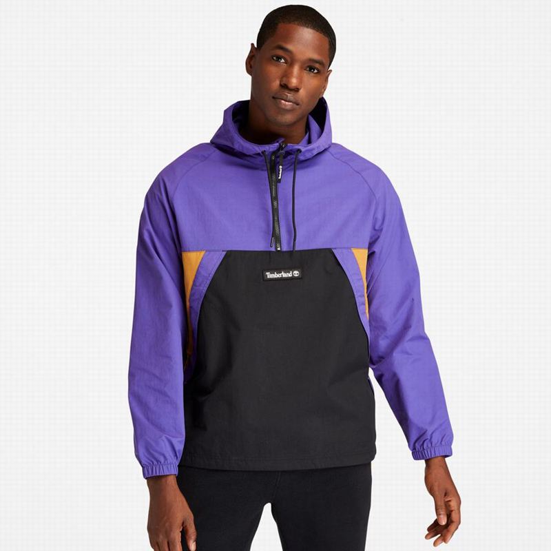 Timberland Zip-Neck Vjetrovka Crne | 78018643