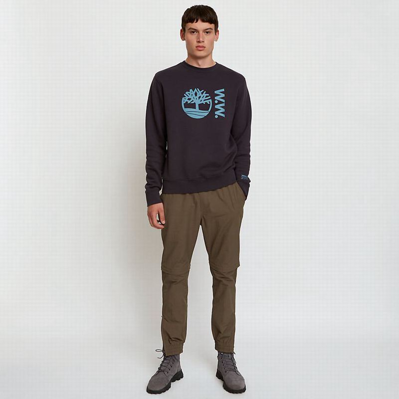 Timberland x WoodWood Crew Dukserice Crne | 7840431