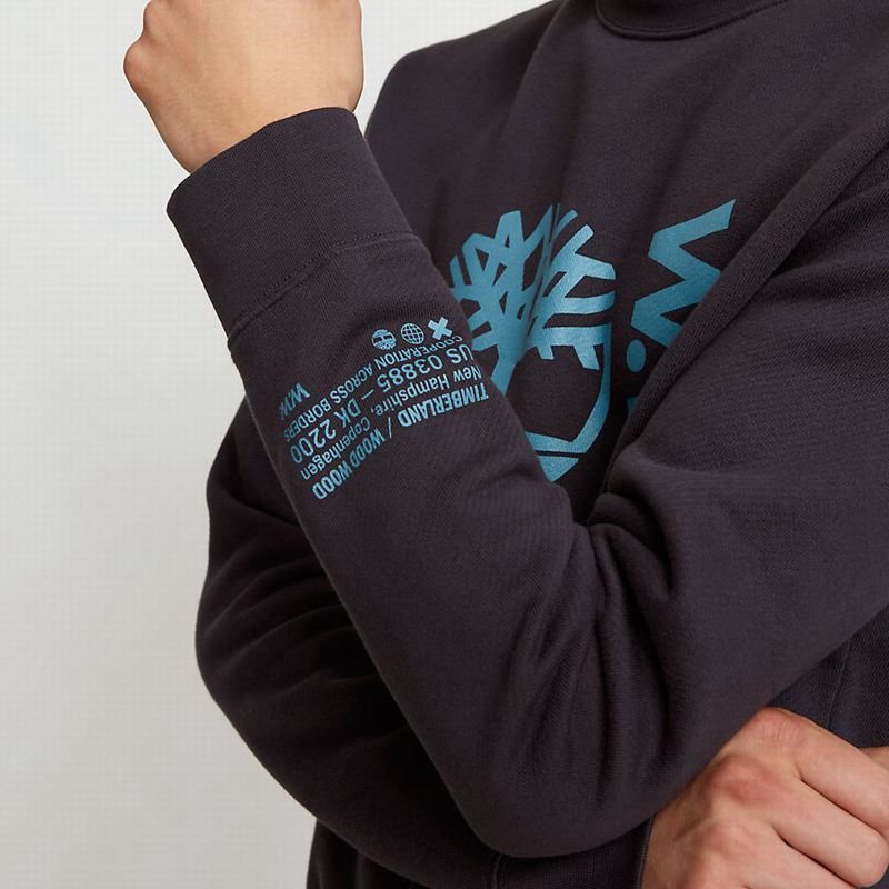 Timberland x WoodWood Crew Dukserice Crne | 7840431