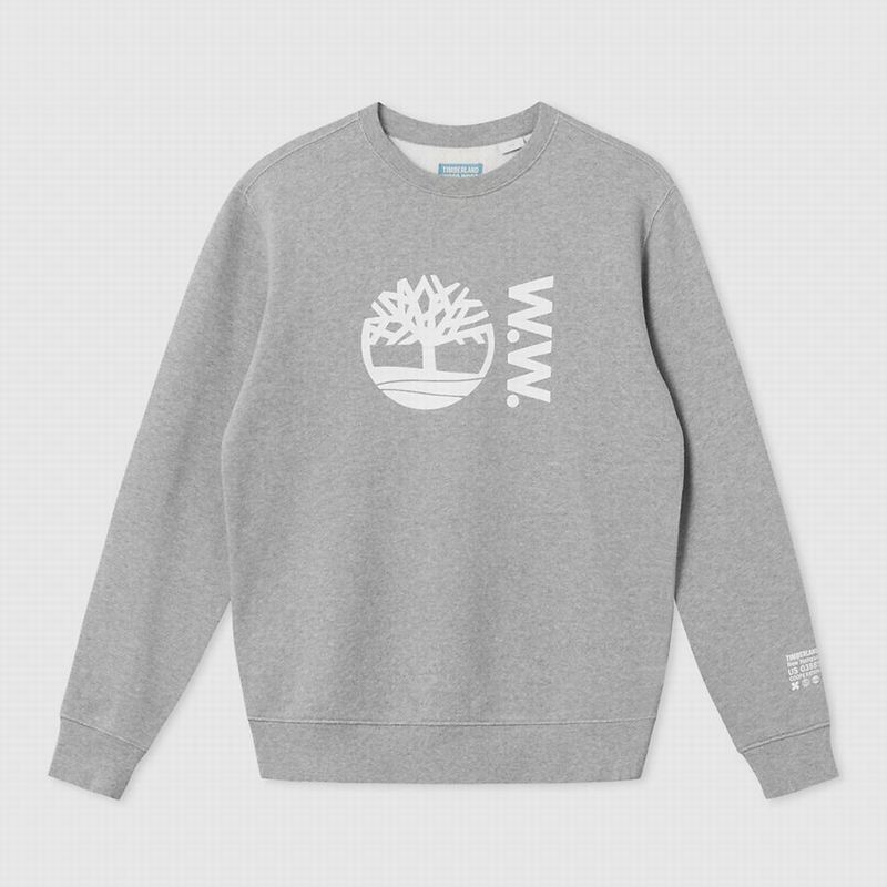 Timberland x WoodWood Crew Dukserice Sive | 45263463