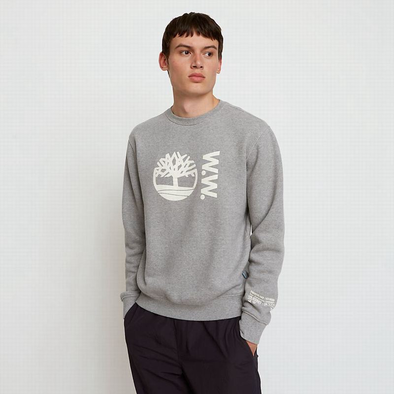 Timberland x WoodWood Crew Dukserice Sive | 45263463
