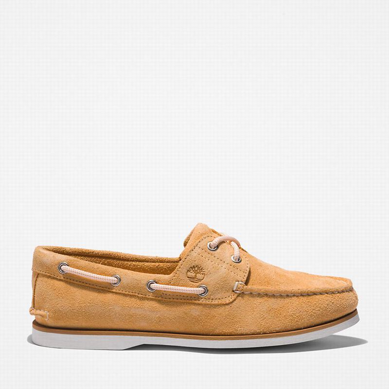 Timberland 2-Eye Classic Cipele Za Čamce Žute | 22867459