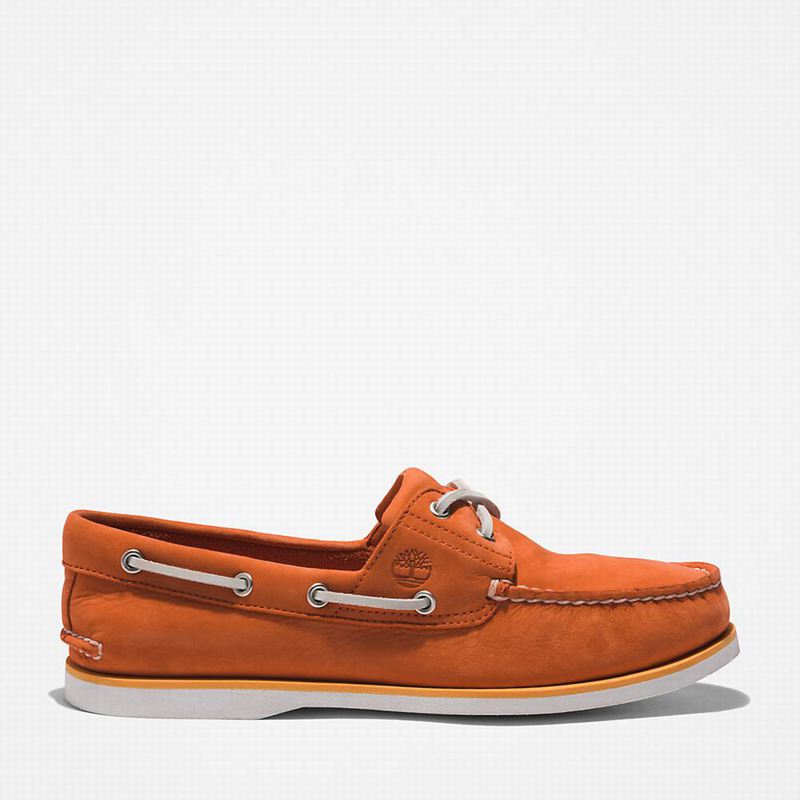 Timberland 2-Eye Classic Cipele Za Čamce Narančaste | 7859482