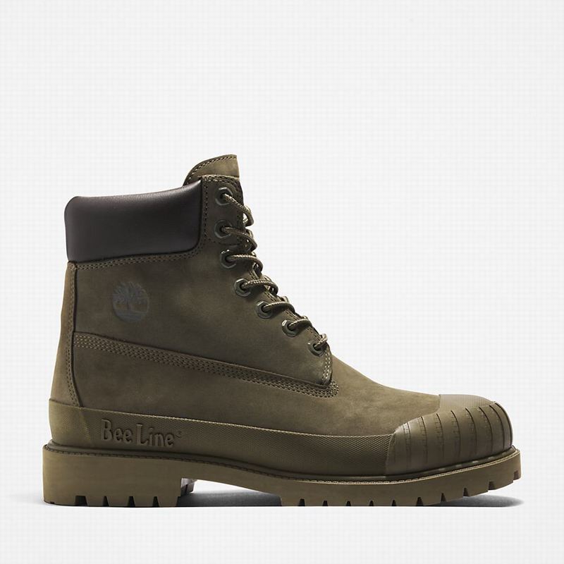 Timberland 6 Inch Rubber Toe Čizme Maslinasto Zelene | 47306010