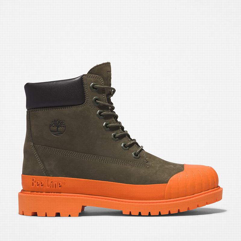 Timberland 6 Inch Rubber Toe Čizme Narančaste | 3102523
