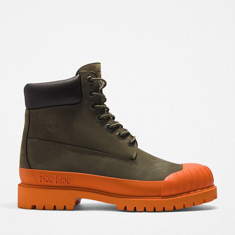 Timberland 6 Inch Rubber Toe Čizme Narančaste | 88712275