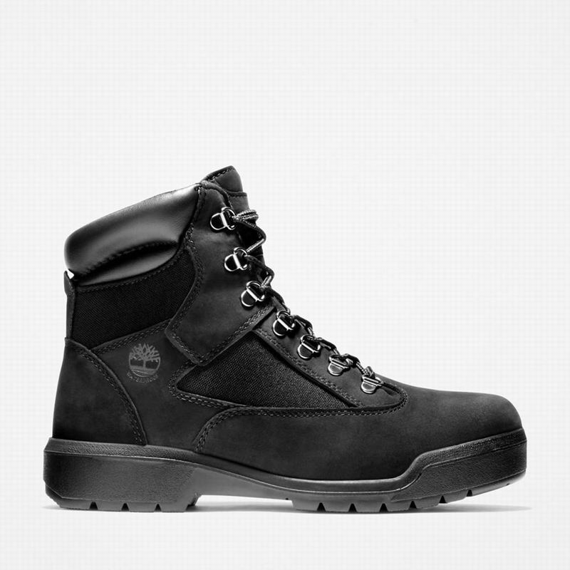 Timberland 6-Inch Waterproof Field Vodootporne Čizme Crne | 30267262