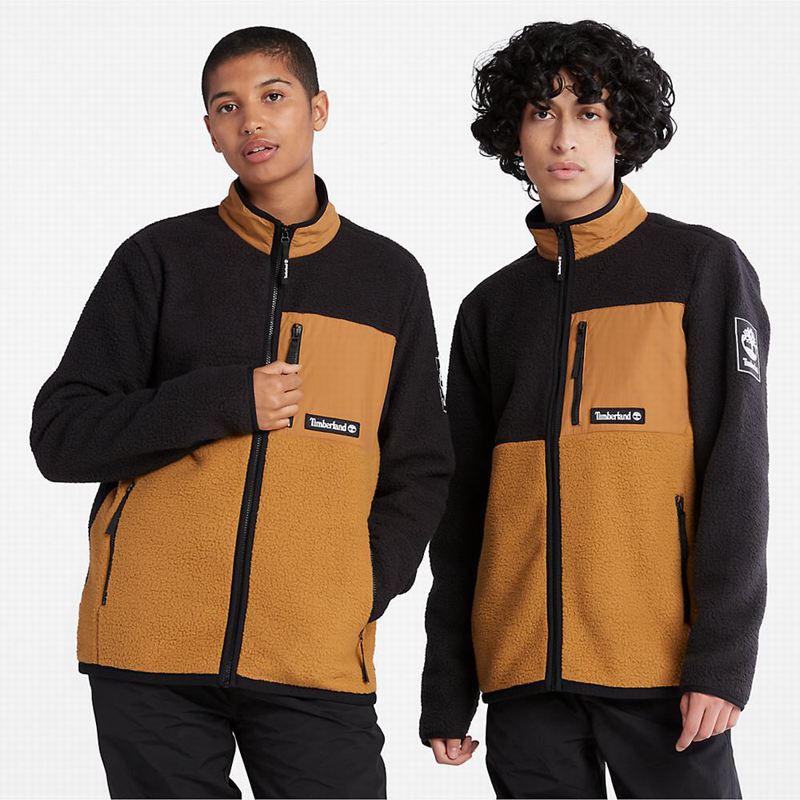 Timberland All Gender Outdoor Archive Flis Jakne Crne | 17575225