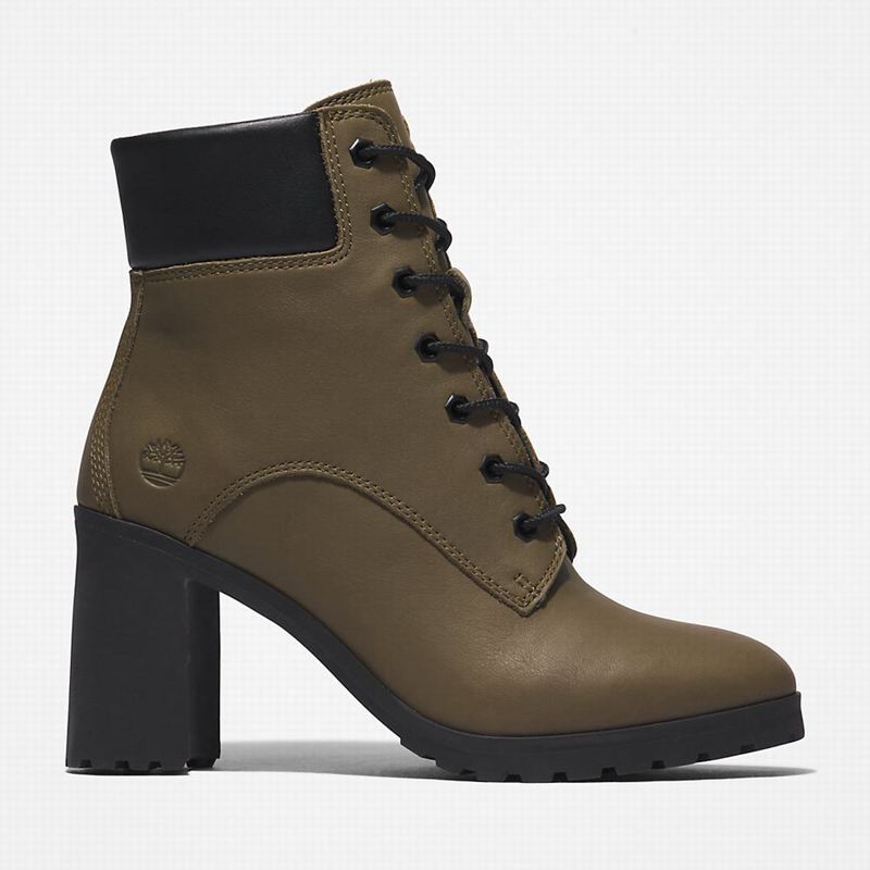 Timberland Allington Heeled 6 Inch Čizme Maslinasto Zelene | 57537979
