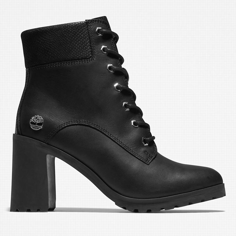 Timberland Allington Heeled 6 Inch Čizme Crne | 63693034