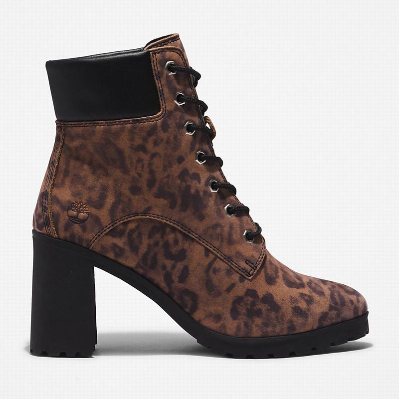 Timberland Allington Heeled 6 Inch Čizme Smeđe | 67127085