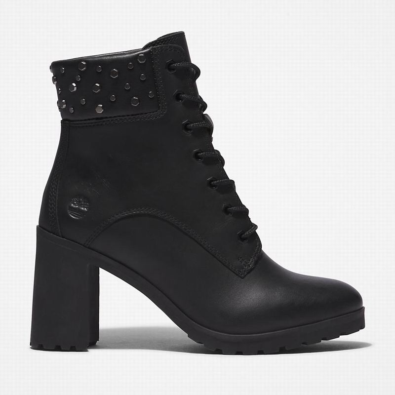 Timberland Allington Heeled 6 Inch Čizme Crne | 73424098