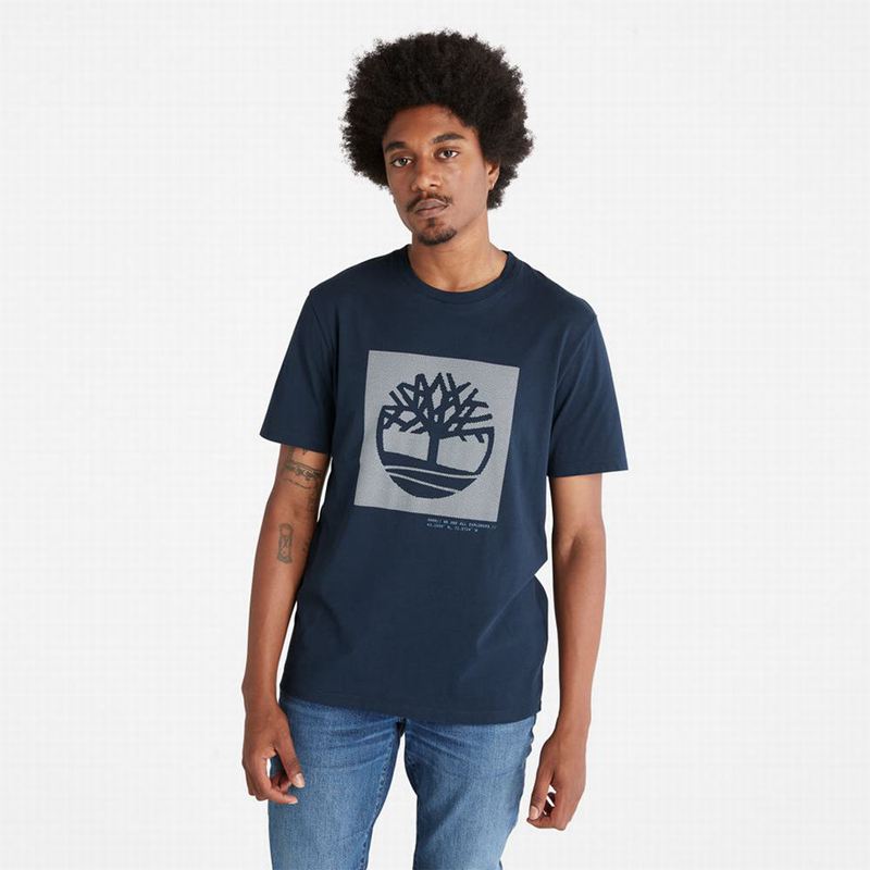 Timberland Anti-Odour Supima Cotton Majice Tamnoplave | 22849683