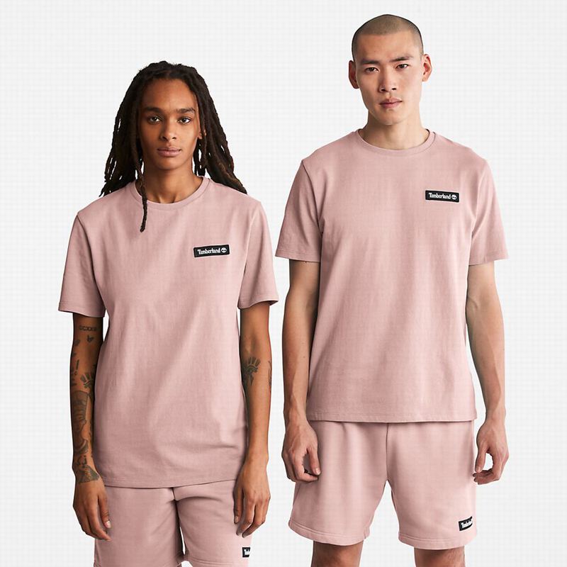 Timberland Anti-Odour Supima Cottond Majice Roze | 23384658