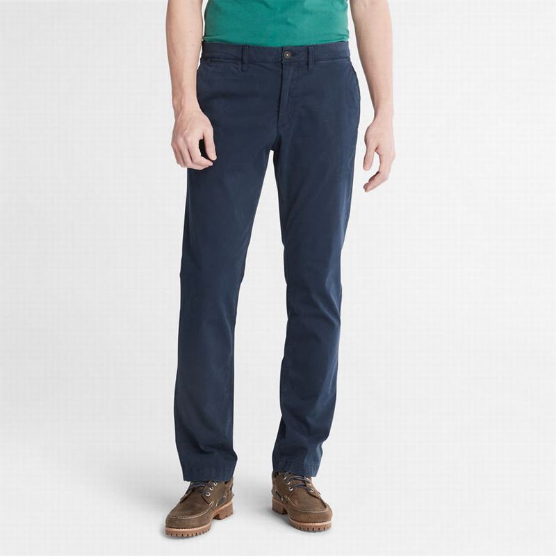 Timberland Anti-odour Ultra-stretch Chino Hlače Tamnoplave | 66009836