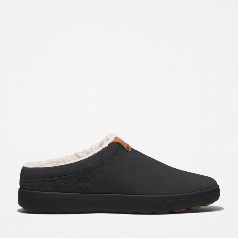 Timberland Ashwood Park Koža Papuče Crne | 53777880