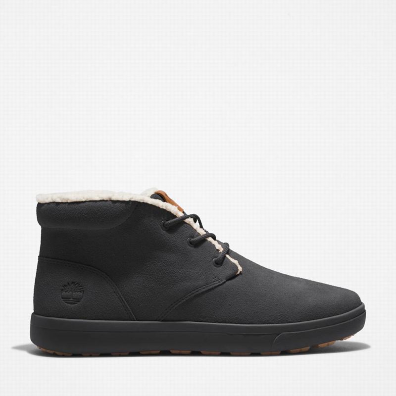 Timberland Ashwood Park Warm-Lined Chukka Čizme Crne | 44640083