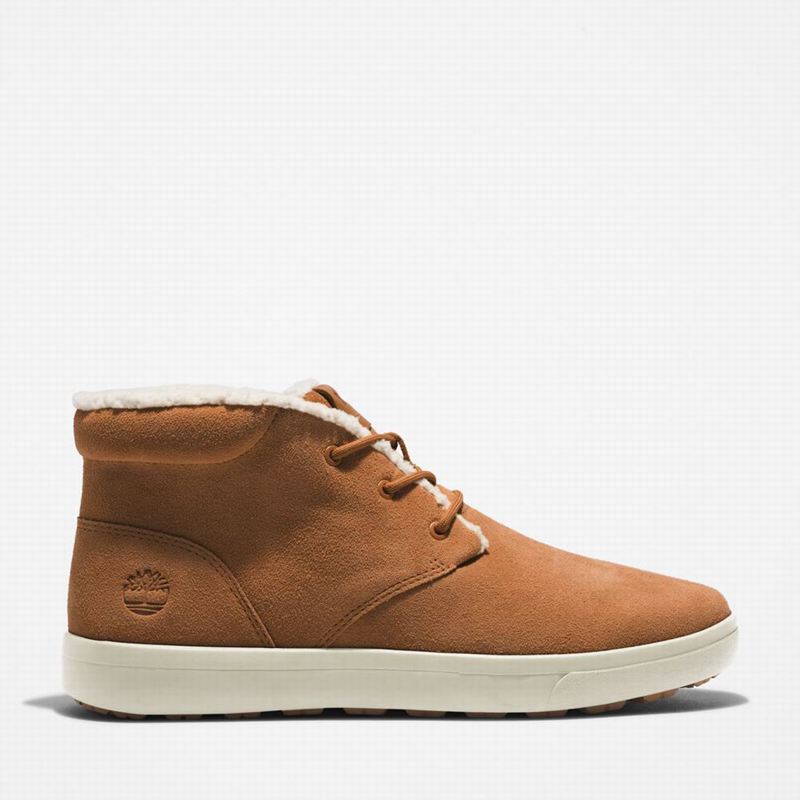 Timberland Ashwood Park Warm-Lined Chukka Čizme Smeđe | 92182339