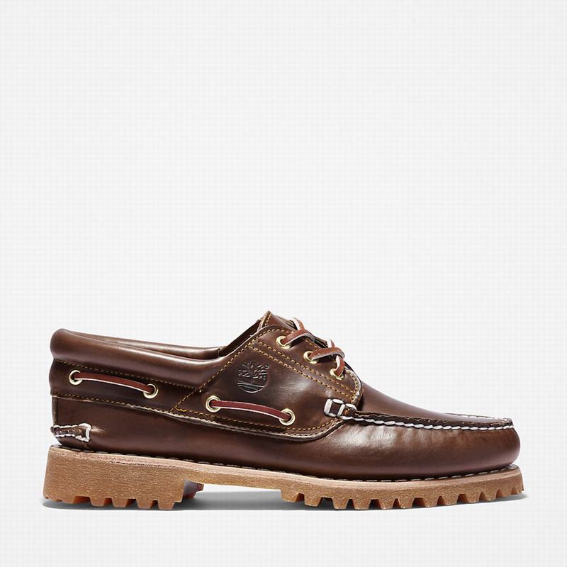 Timberland Authentic 3-Eye Cipele Za Čamce Smeđe | 42486913