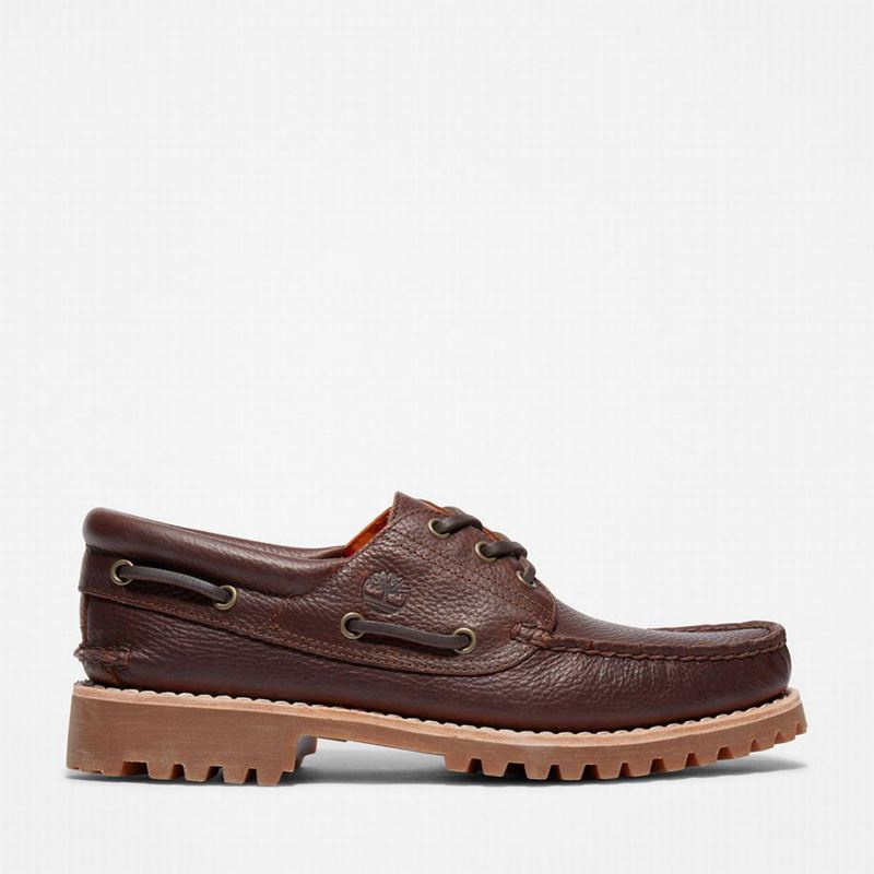 Timberland Authentic 3-Eye Cipele Za Čamce Smeđe | 84933204