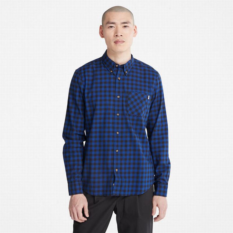 Timberland Back River Check Košulje Plave | 51184903