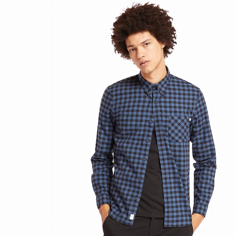 Timberland Back River Slim Check Košulje Tamnoplave | 61320309