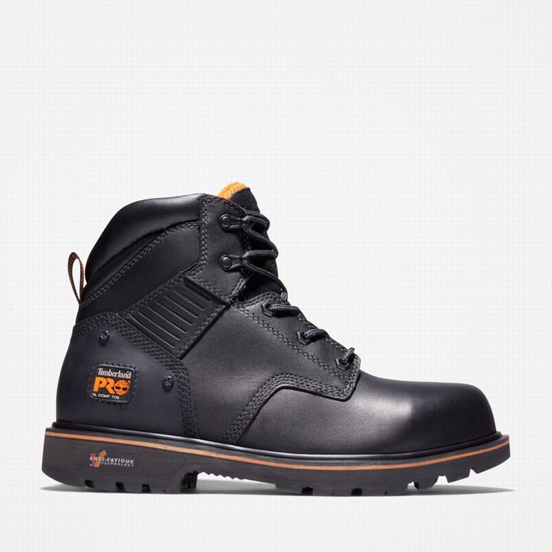 Timberland Ballast 6" Composite Toe Radne Čizme Crne | 41782072