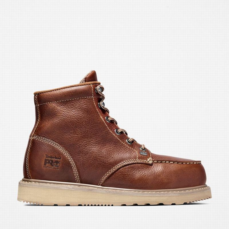 Timberland Barstow 6" Alloy Toe Radne Čizme Smeđe | 67712179