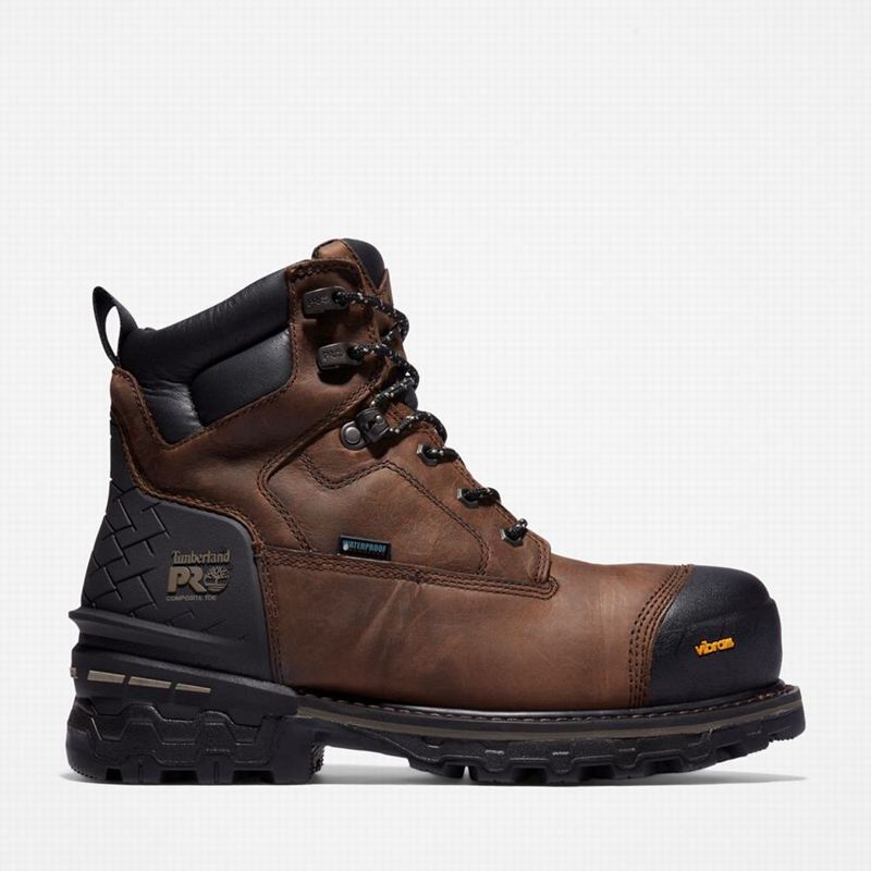Timberland Boondock HD 6" Composite Toe Waterproof Radne Čizme Smeđe | 49152210