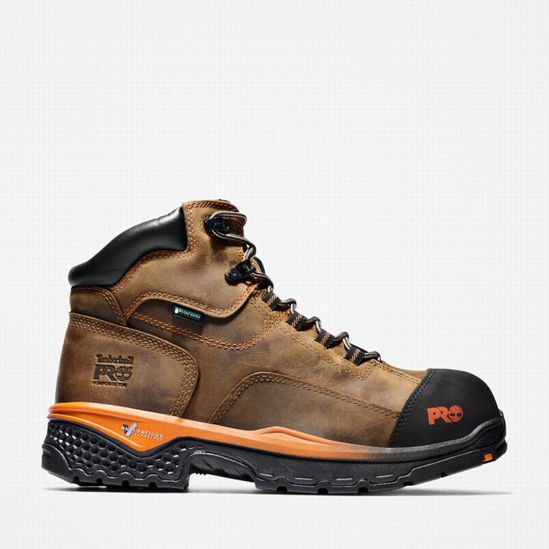 Timberland Bosshog 6" Composite Toe Waterproof Radne Čizme Smeđe | 186383