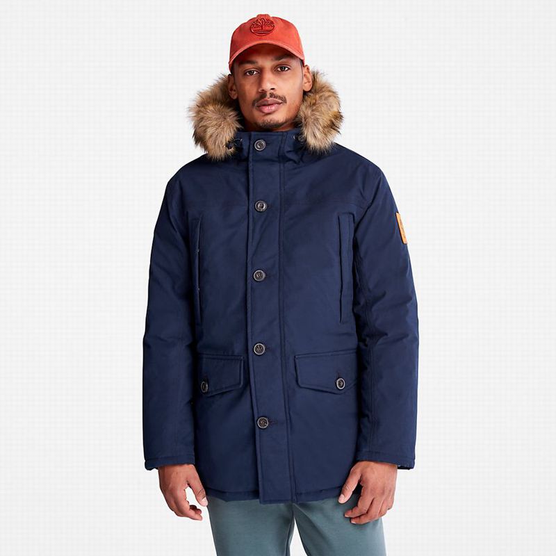 Timberland Boundary Peak Waterproof Insulated Parka Tamnoplave | 56601732
