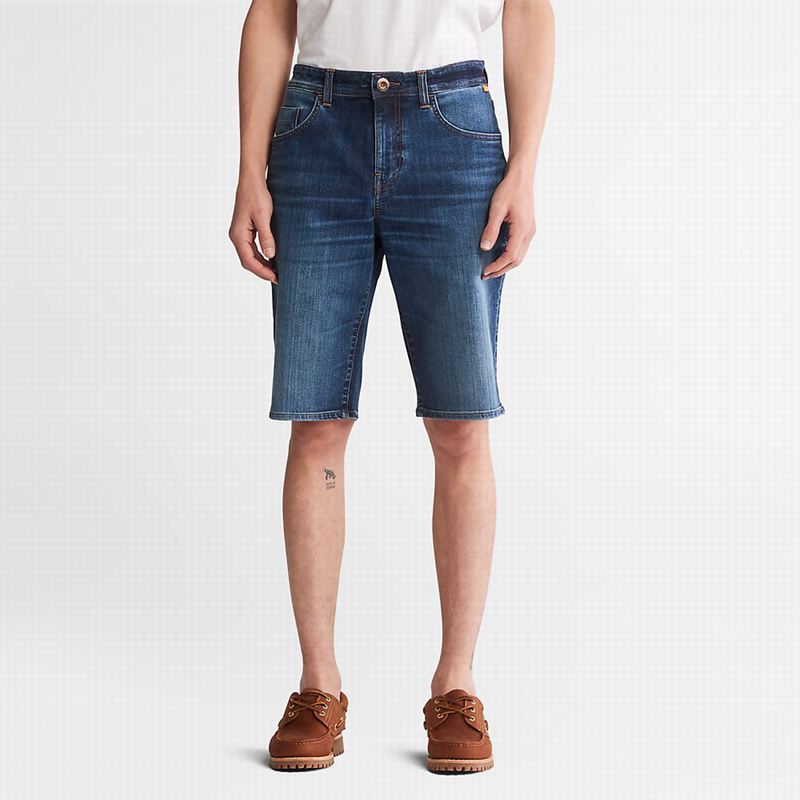 Timberland Canobie Lake Denim Kratke Hlače Indigo | 49691485