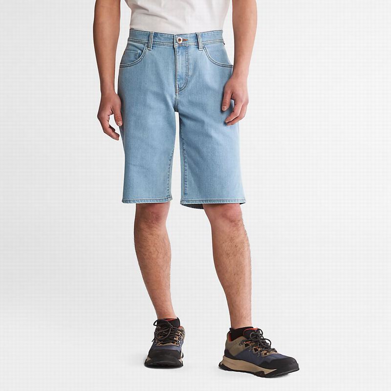 Timberland Canobie Lake Denim Kratke Hlače Plave | 77606809