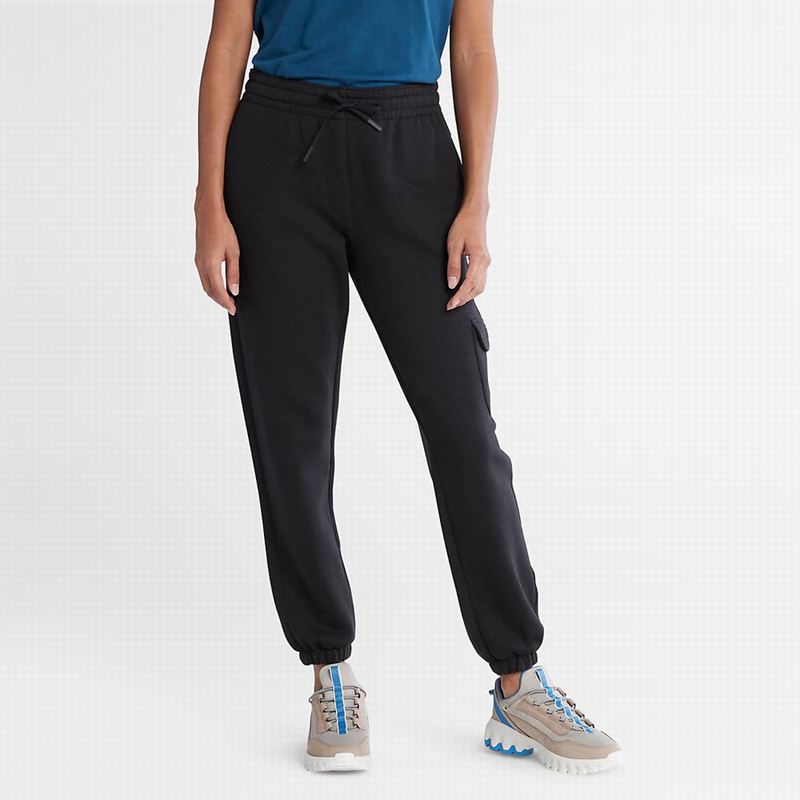 Timberland Cargo Tracksuit Bottoms Jogger Hlače Crne | 14869034
