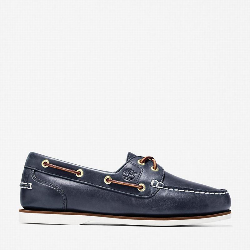 Timberland Classic 2-Eye Cipele Za Čamce Tamnoplave | 85661762