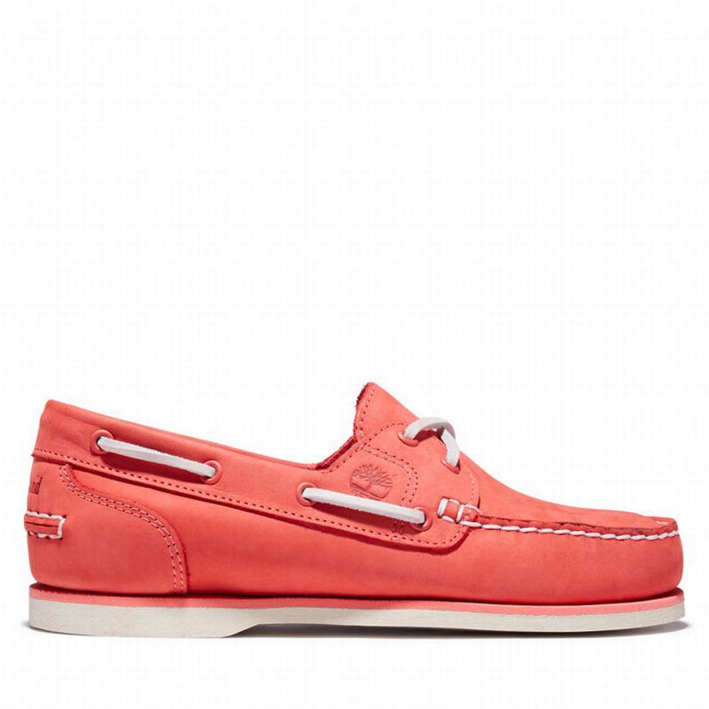 Timberland Classic 2-Eye Cipele Za Čamce Crvene | 9095914