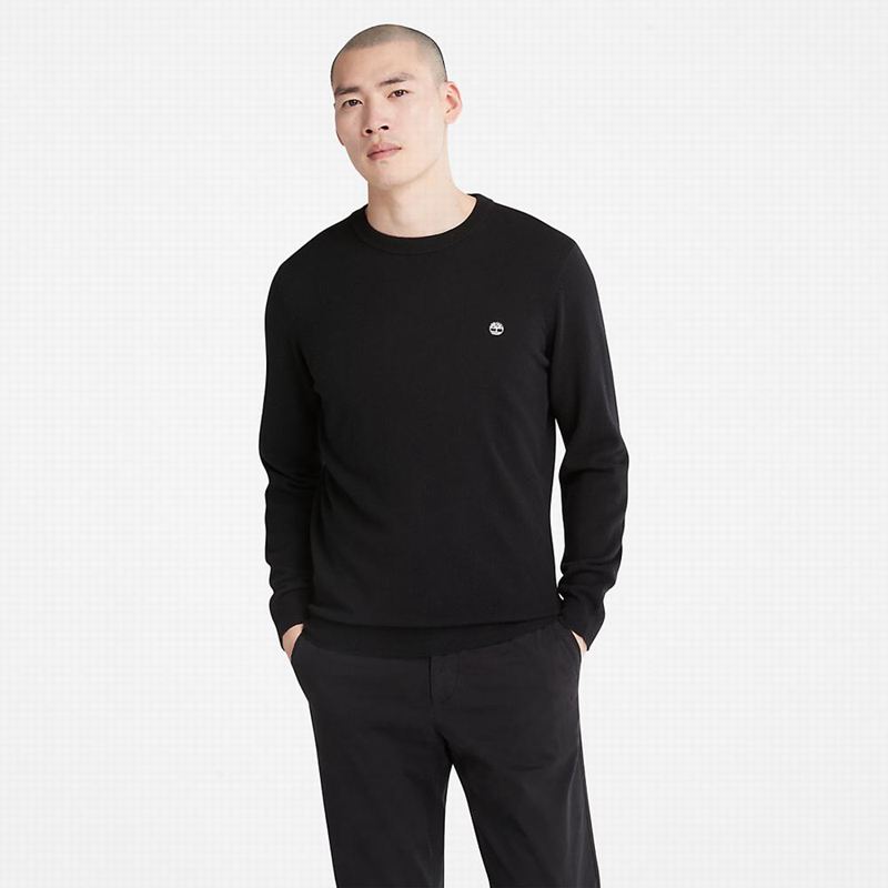 Timberland Cohas Brook Crewneck Džemperi Crne | 3197709
