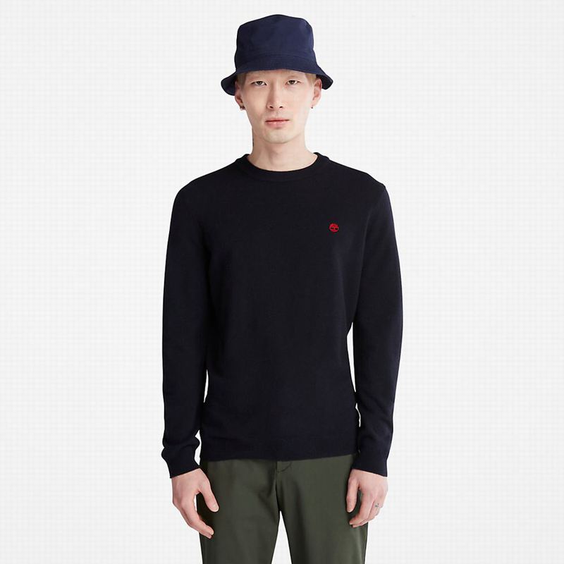 Timberland Cohas Brook Crewneck Džemperi Tamnoplave | 45276167