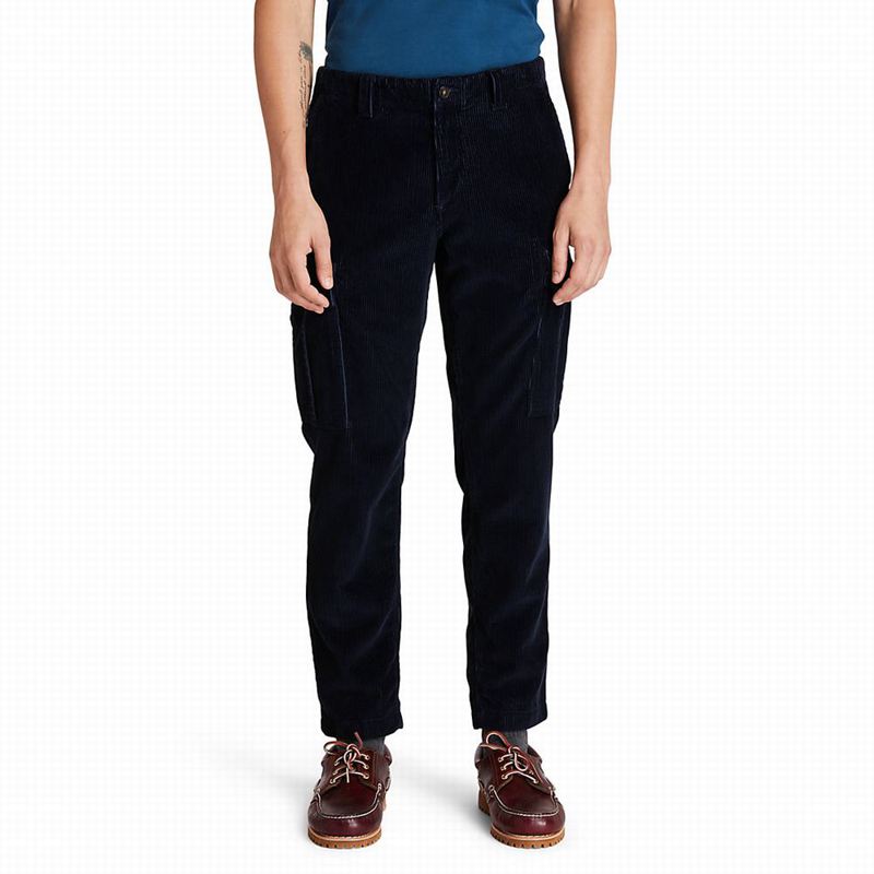 Timberland Corduroy Cargo Hlače Tamnoplave | 28925360