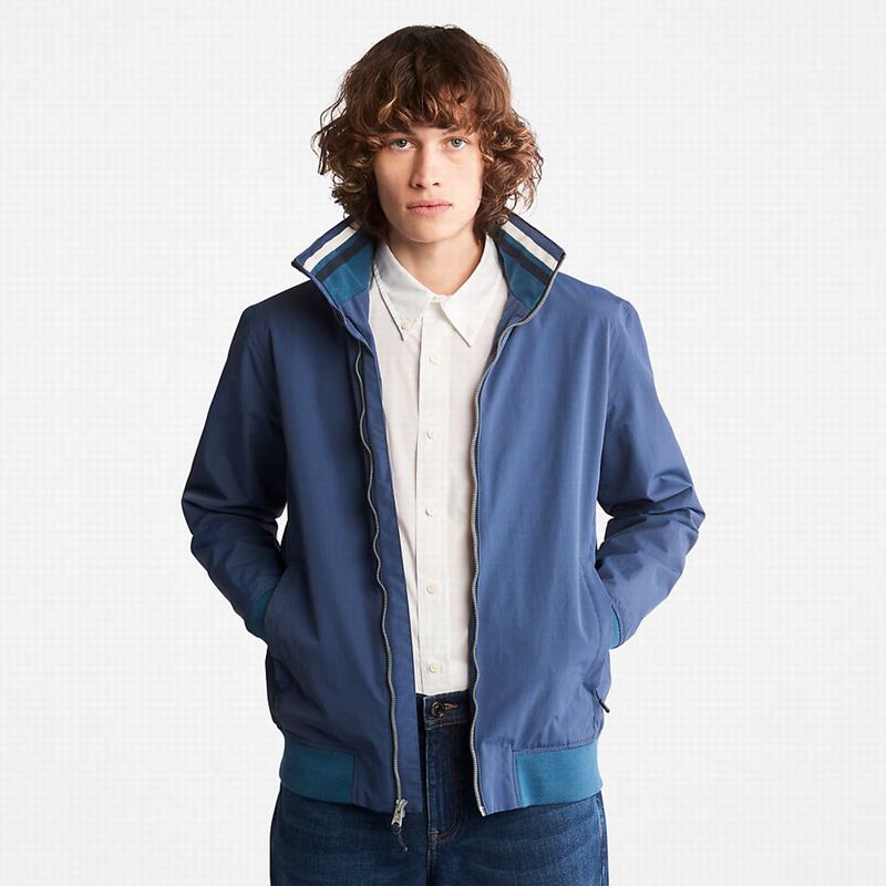 Timberland Corduroy Zip Overshirt Jakne Plave | 37104794