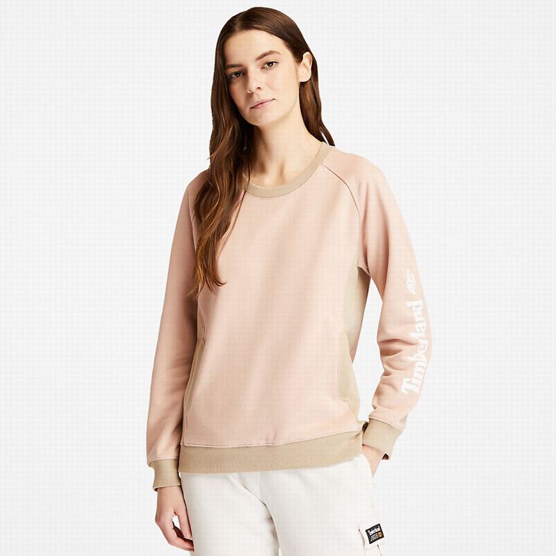Timberland Crewneck Dukserice Roze | 87290727