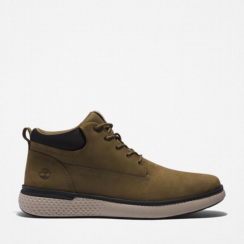 Timberland Cross Mark Chukka Čizme Maslinasto Zelene | 58355874