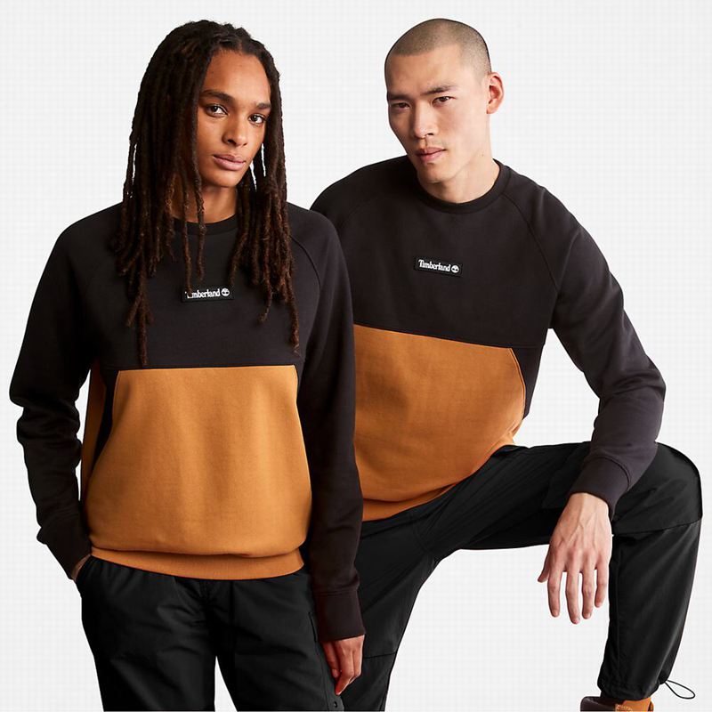 Timberland Cut-and-sew Dukserice Crne | 51328459