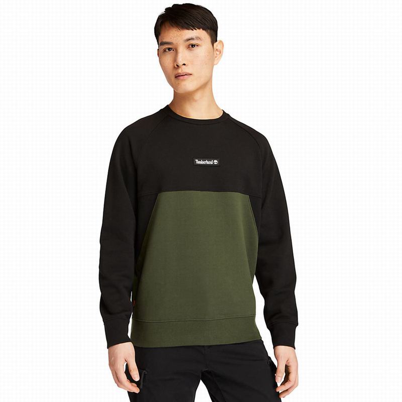 Timberland Cut-and-sew Dukserice Maslinasto Zelene | 16329803